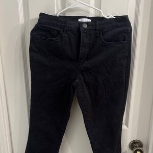 Classic Black Women's Ankle Jeans